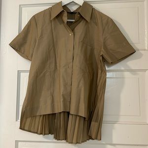 Banana Republic pleated blouse